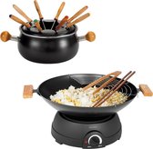 Livoo - fondue- en elektrische wokset