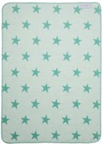 Meyco Stars Ledikantdeken - 120x150 cm - Mint