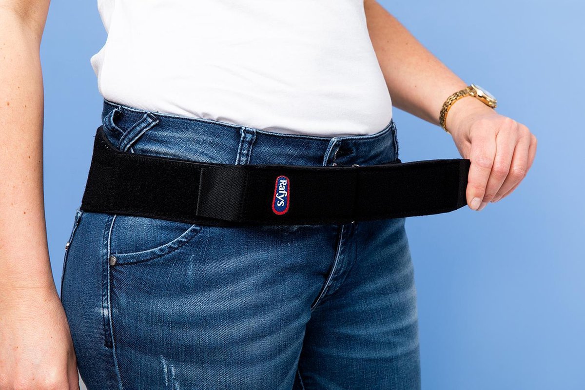 Rafys Bekkenband Si Brace M (140 cm), zwart