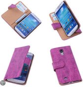Bestcases Vintage Pink Book Cover Samsung Galaxy S4 i9500