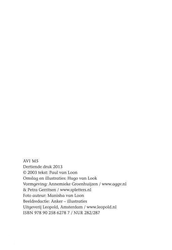 Boekinformatie, inclusief auteur, illustrator, ISBN en uitgever.