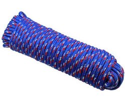 US.PRO Tools by Bergen Touw polypropyleen 10 mm - 30 meter lang - 16x gevlochten