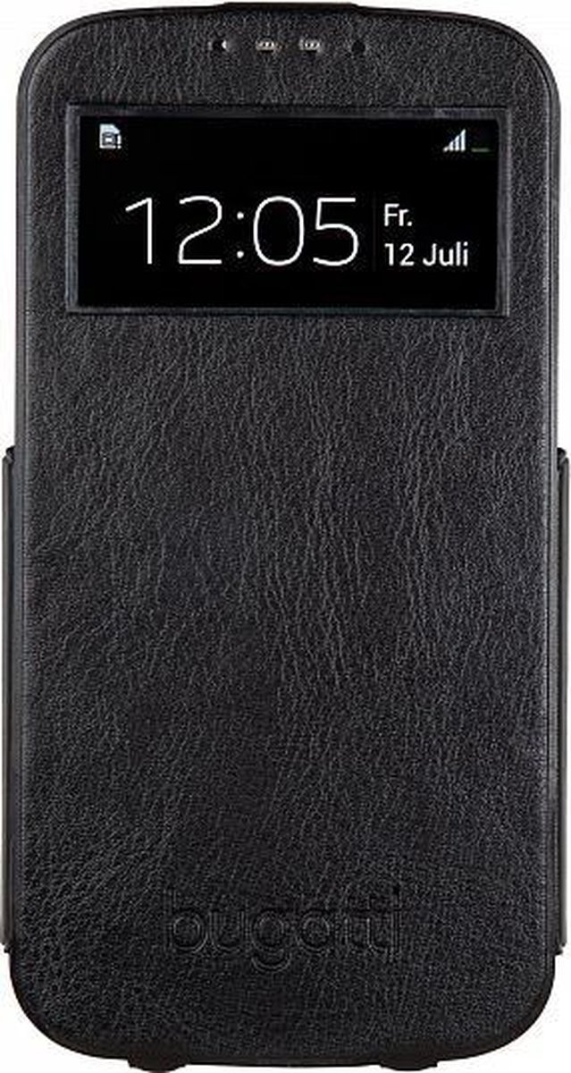 bugatti UltraThin Flip Case for Galaxy S4, black