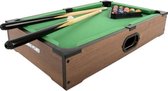 Toyrific Poolbiljarttafel 51 Cm Bruin 20-delig