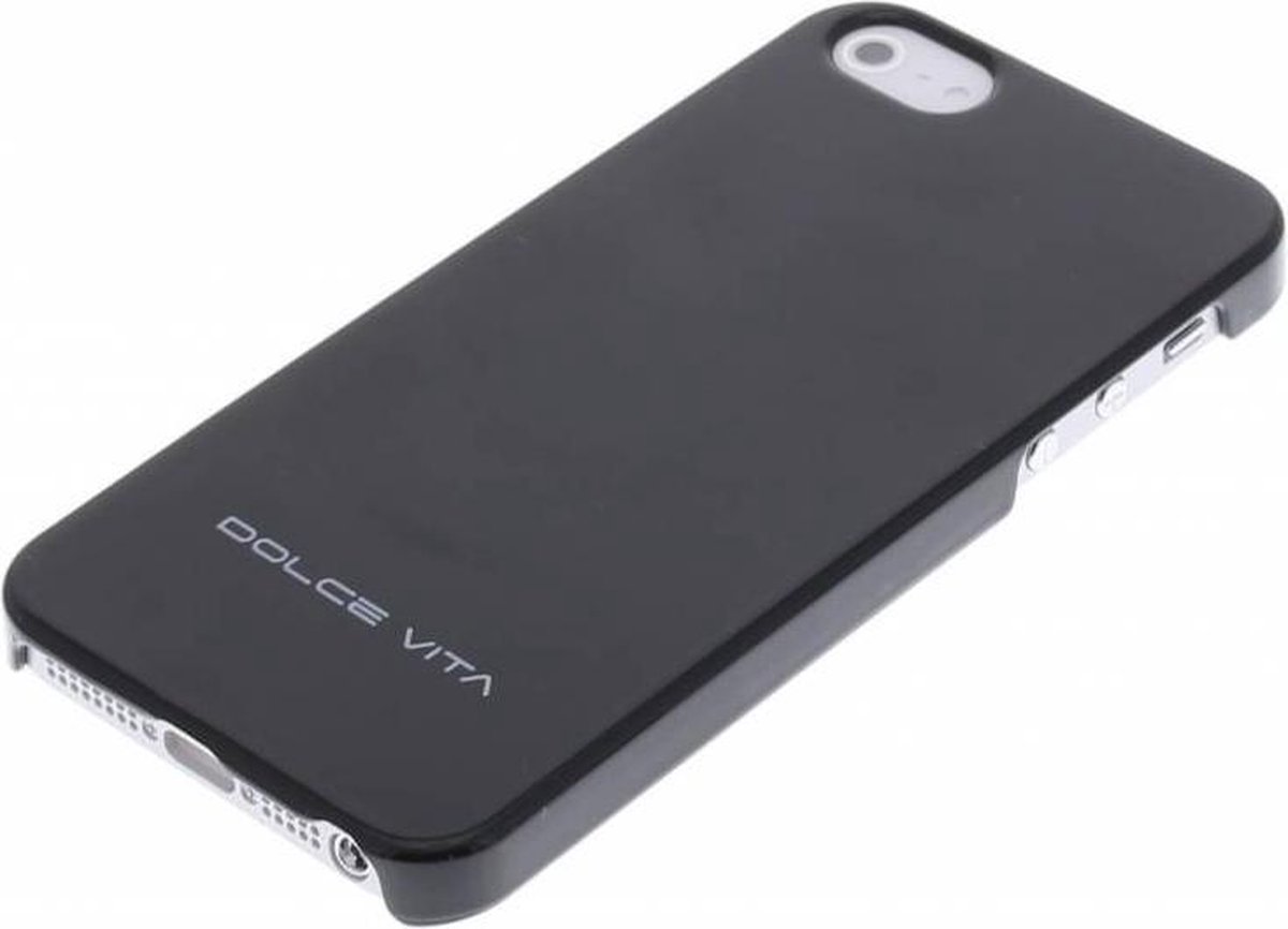 Dolce Vita - zwart glanzend hardcase hoesje - iPhone 5 / 5s
