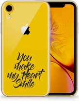 Hoesje Geschikt voor iPhone Xr Design Heart Smile
