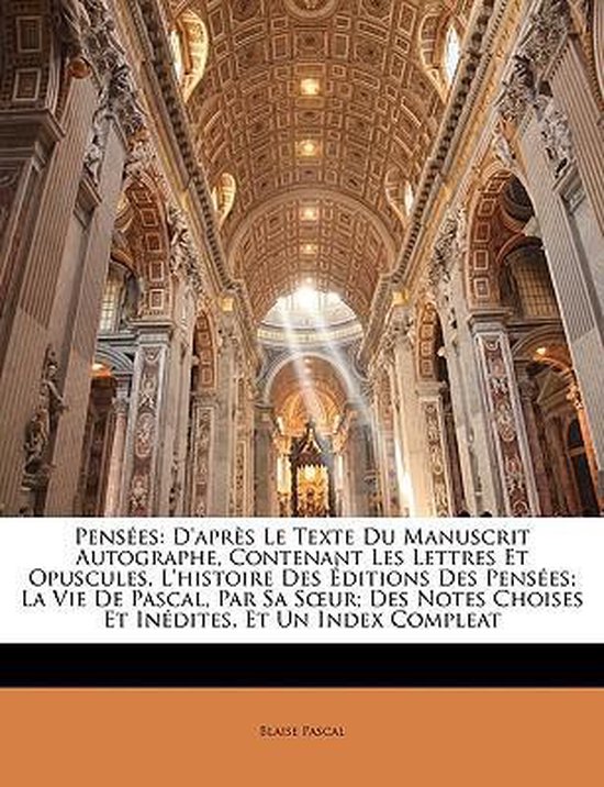 Pensées - cover