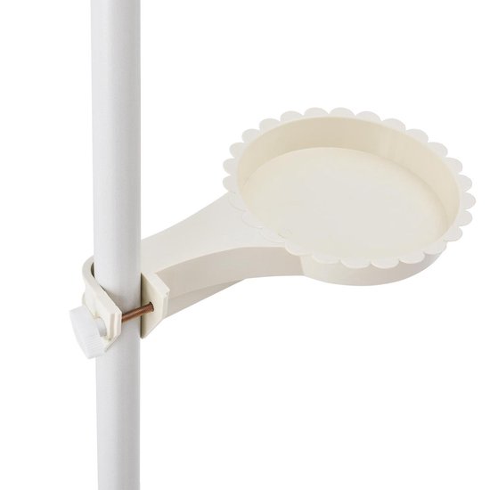 Spetebo Telescopisch bloemenrek met 4 glazen planken, uittrekbaar plantenrek van 175-275 cm, telescopisch rek, bloementrap