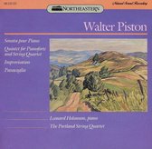 Walter Piston: Sonata for Piano; Quintet for Pianoforte and String Quartet; etc.