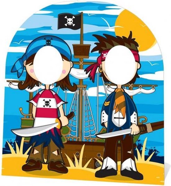 Onderdrukking Charlotte Bronte krekel Piraten stand-in bord voor kinderen | bol.com