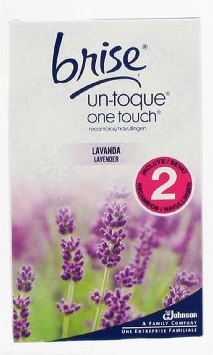 Brise One Touch Navul Duo - Lavendel 2x10mL
