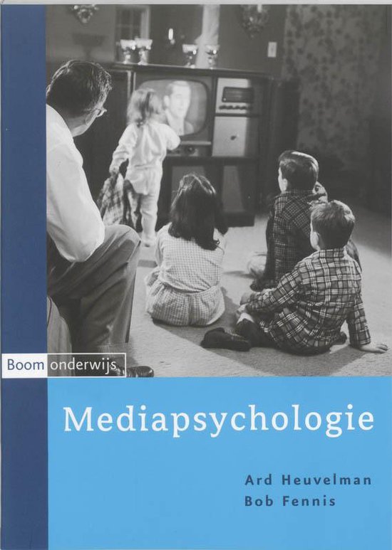 Cover van het boek 'Mediapsychologie / druk 1'
