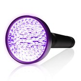 Lampe de poche UV Mancor XXL - Lampe LED - Lampe de poche Blacklight - Lampes Blacklight - Détecteur de faux billets, d'urine et autres taches - Fonctionne avec 6 piles AA