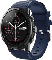 Sportbandje Donkerblauw geschikt voor Galaxy Watch 46mm & Samsung GEAR S3 - SmartphoneClip.nl