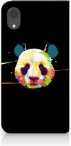 Flipcover Geschikt voor iPhone Xr Design Panda Color