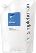 Simplehuman Zeepdispenser Handzeep Navulling - Hersluitbare Verpakking - 1 l - Lente Water
