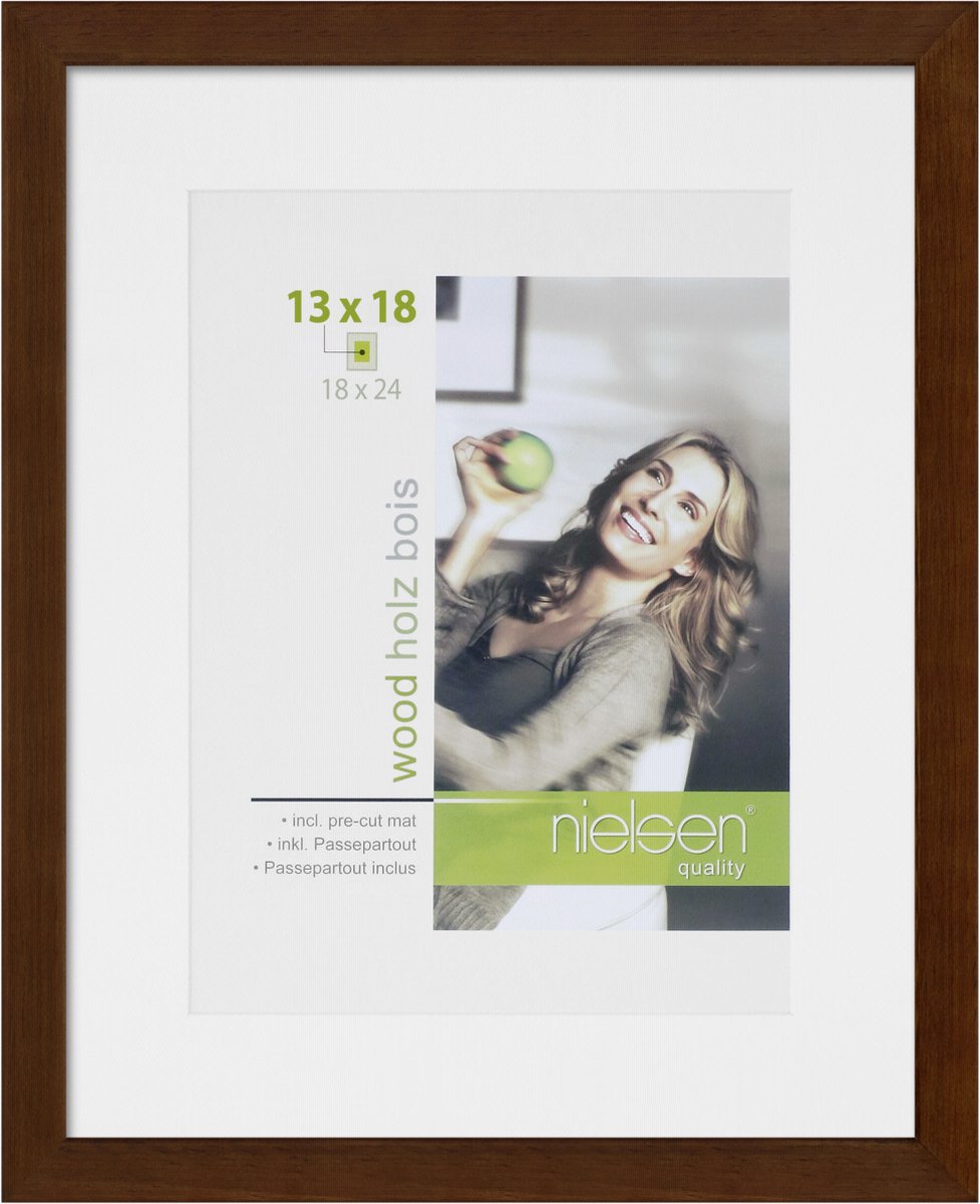 Nielsen Apollo wenge 18x24 hout 8988044 bruin