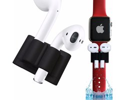 Geschikt voor AirPods horlogebandhouder - Zwart | geschikt voor Apple Airpod-accessoireshouder voor oefeningen | Beveilig veilig uw AirPods op uw polsband
