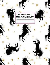 Blank Sheet Music Notebook