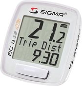 Sigma BC 8.12 ATS Fietscomputer - Draadloos - Wit