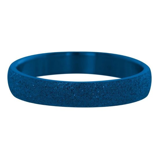 iXXXi Jewelry - Vulring - Blauw - Sandblasted - 4mm