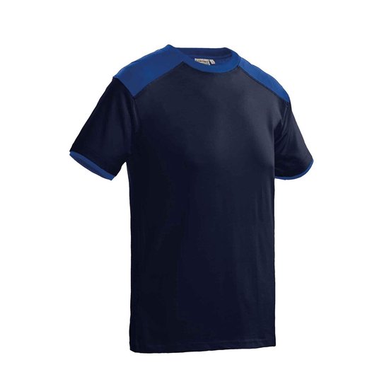 Santino Tiesto 2color T-shirt (190g/m2) - Zwart | Rood - M - Santino