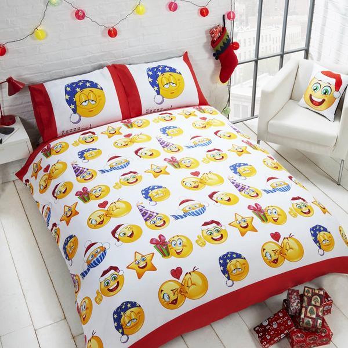 Fusion - Teddy Fleece Kerst Dekbedovertrek - King Bedding Size Fusion - Teddy Fleece Kerst Dekbedovertrek - King Bedding Size
