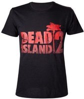 Dead Island - Shirt - Zwart met Rood Chest Print - X Large