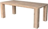 Table de jardin Sanderswoodworks Chicago échafaudage bois - 150L x74B x78H cm