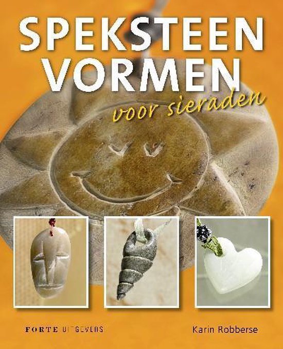 Cover van het boek 'Speksteen vormen voor sieraden' van Karin Robberse