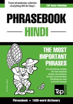 English-Hindi phrasebook and 1500-word dictionary