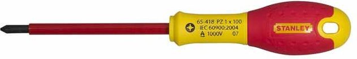 Stanley FatMax Schroevendraaier Pozidriv VDE PZ1 X 100mm