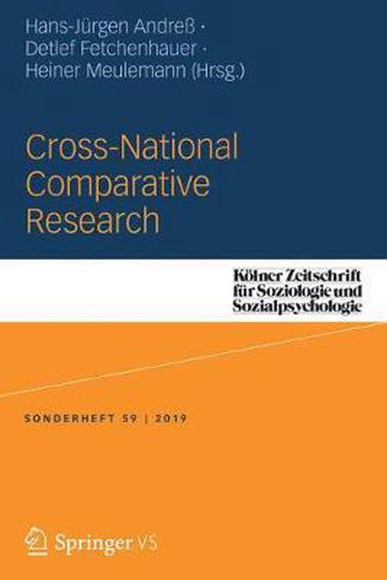 Crossnational Comparative Research 9783658256098 Boeken