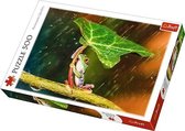 Trefl Groene Paraplu puzzel - 500 stukjes