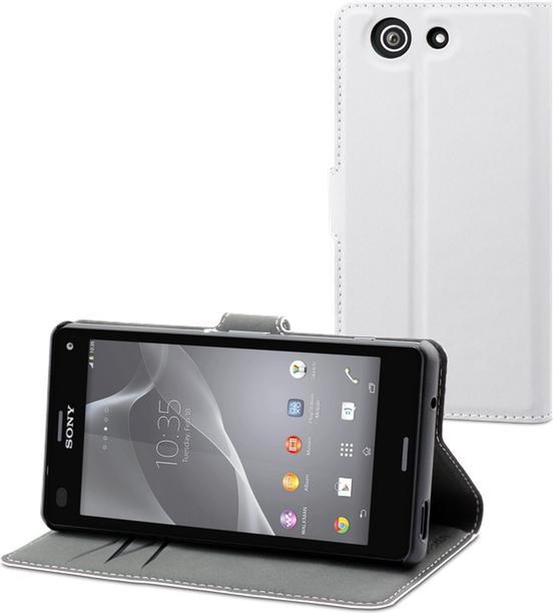 noodzaak Verkeerd Mysterieus Muvit Wallet Case Sony Xperia Z3 Compact - wit | bol.com