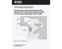 Selected Natural Attenuation Monitoring Data, Operable Unit 1, Naval Undersea Warfare Center, Division Keyport, Washington, 2007 and 2008