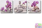 Peinture au diamant "JobaStores®" Buddha Orchid - complète - 120x40cm