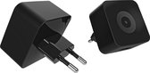 Muvit Thuislader 220V Duo USB 3.1Amp Zwart