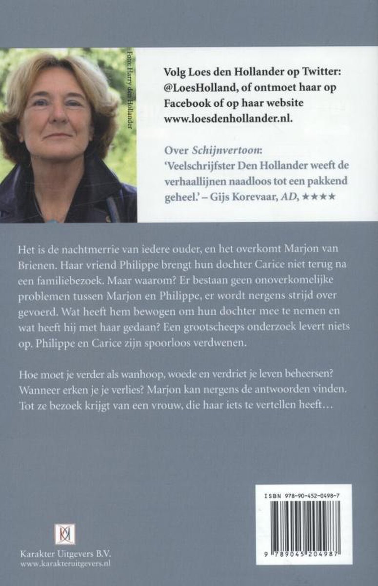 Voorbedacht - back cover