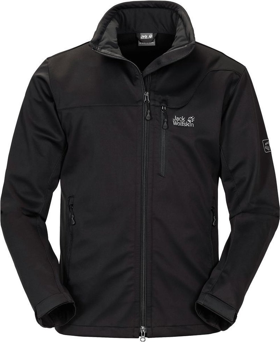 Jack Wolfskin Assembly Jacket Men heren softshell maat M zwart