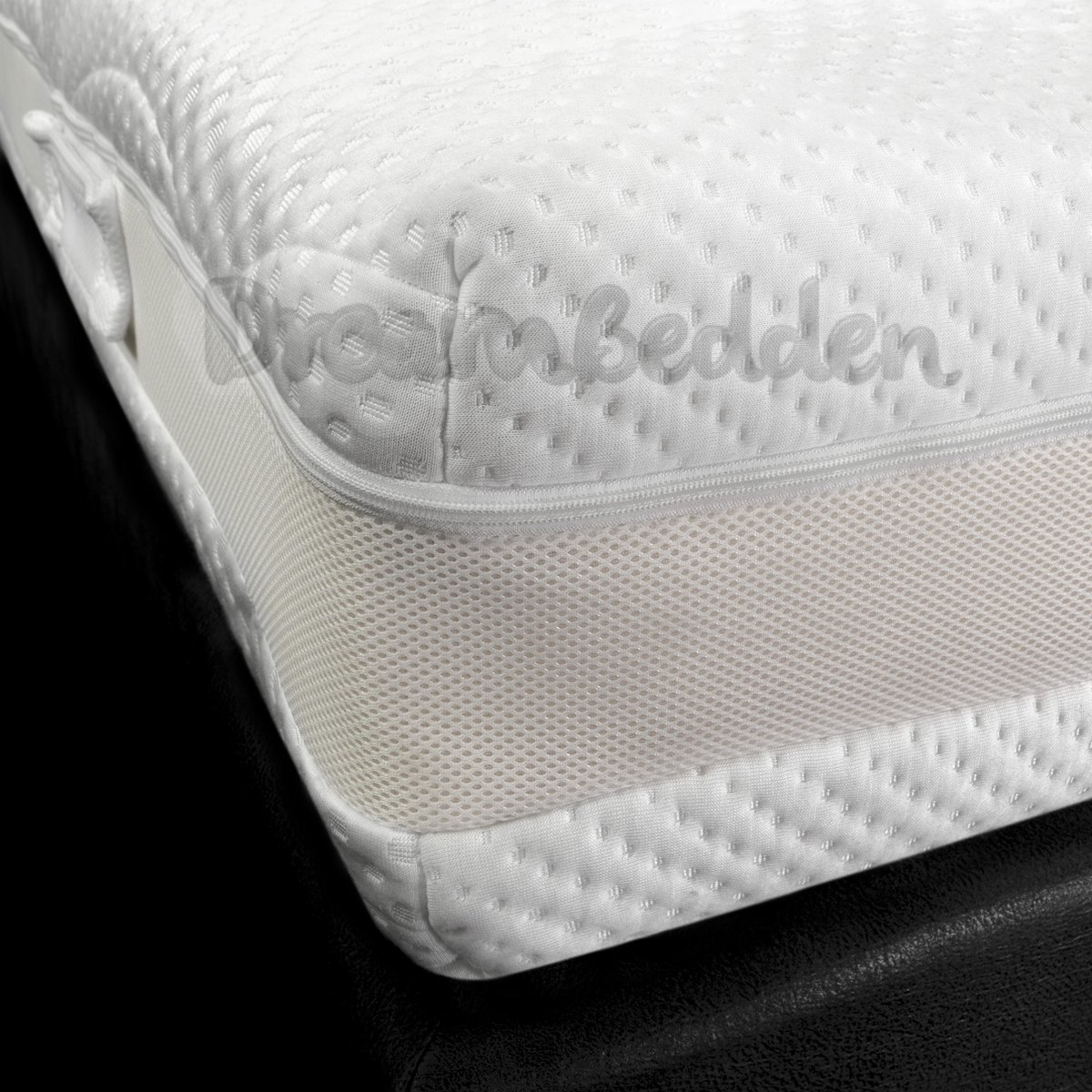 Orthopedisch Matras 80x200 Traagschuim Nasa Pocketvering tencel 500 veren m2 7-zones ca.24 cm — afbeelding 1