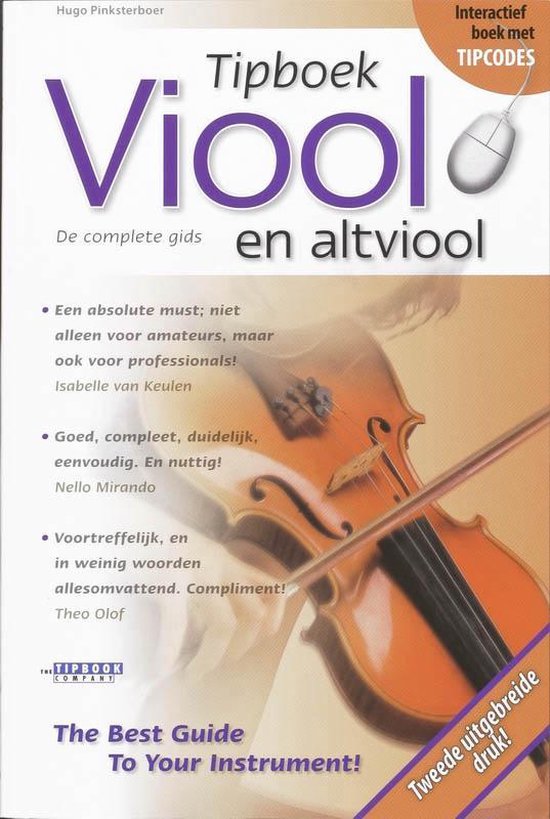 Tipboek Viool en altviool - Hugo Pinksterboer | 