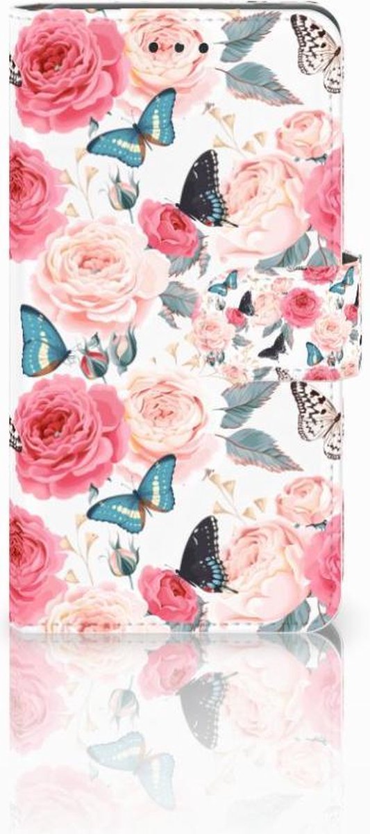 Nokia 7 Hoesje Butterfly Roses