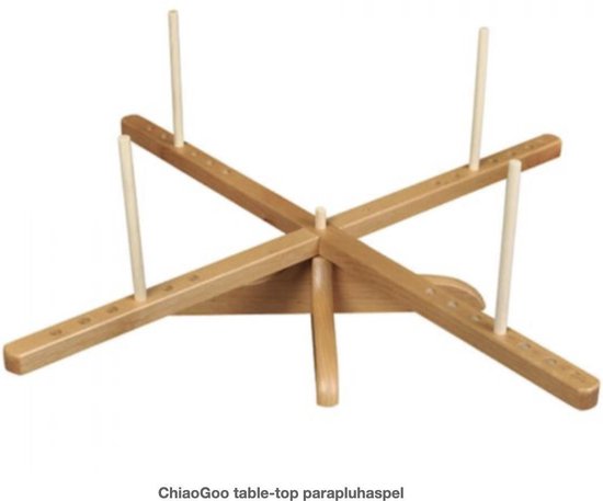 ChiaoGoo Parapluhaspel hout 155cm. - 