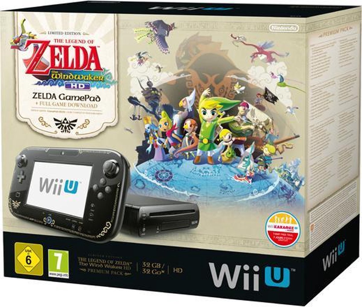middelen plan studie Nintendo Wii U The Legend Of Zelda Limited Edition Console - 32GB - Zwart - Wii  U | bol.com