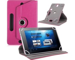 9 inch tablet hoes 360 graden draaibaar pink universeel