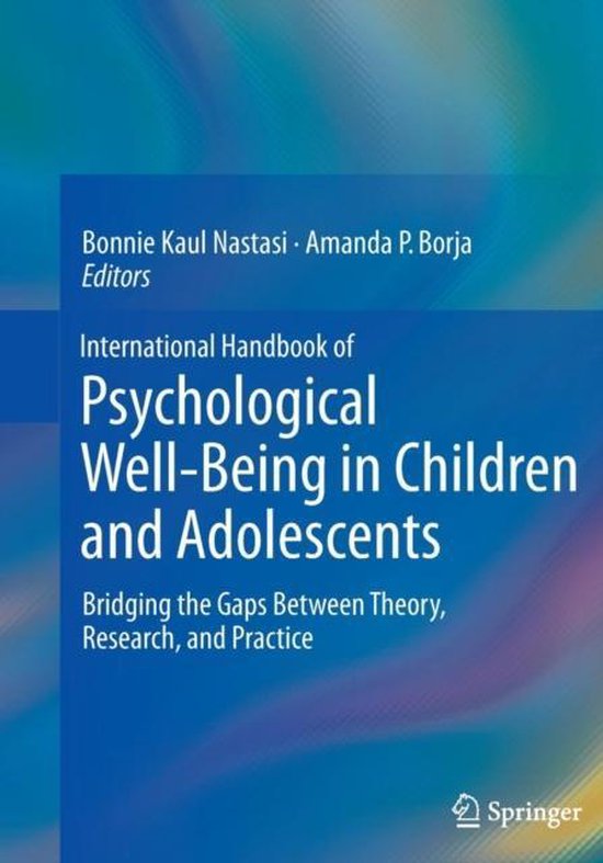 International Handbook of Psychological Well-Being in Childr ... - cover