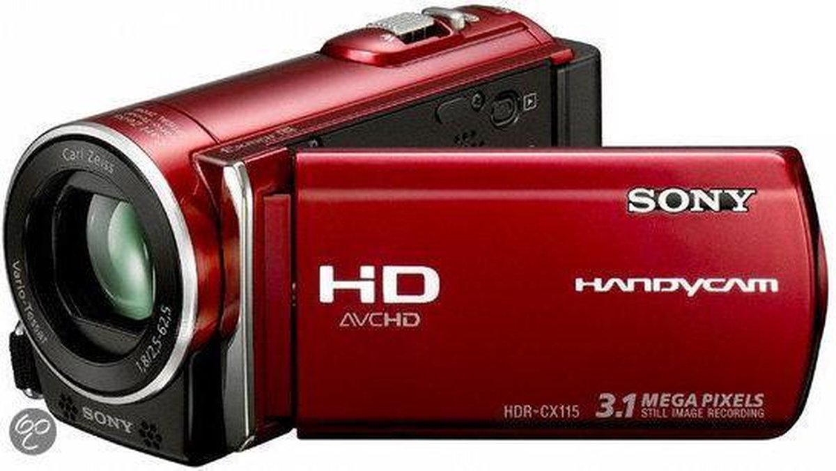 Sony Handycam HDR-CX115E - Rood | bol.com