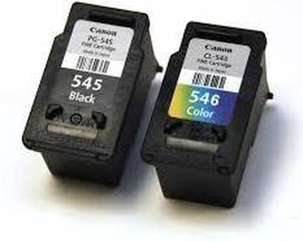 Onverenigbaar benzine oppakken Canon PG-545 / CL-546 - Inktcartridge (met chip) / Zwart & Kleur (huismerk)  | bol.com