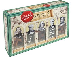 Asmodee puzzelset - Great Minds 5-delige breinbreker houten en metaal.